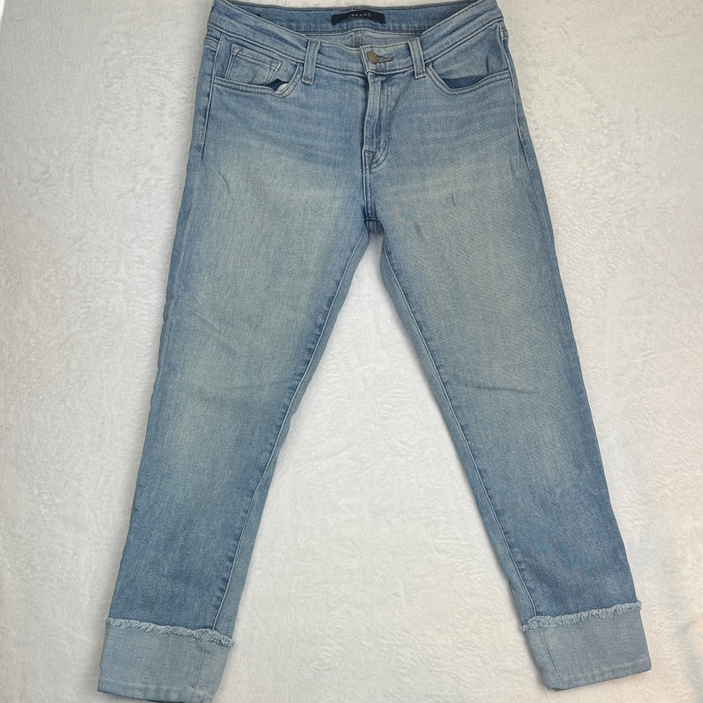 J Brand Women's Light Wash‎ Cropped Jeans